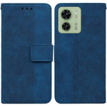 Custodia per telefono in pelle goffrata geometrica, For Motorola Moto G14, For Motorola Edge 40, For Motorola Edge 40 Pro