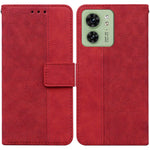 Custodia per telefono in pelle goffrata geometrica, For Motorola Moto G14, For Motorola Edge 40, For Motorola Edge 40 Pro