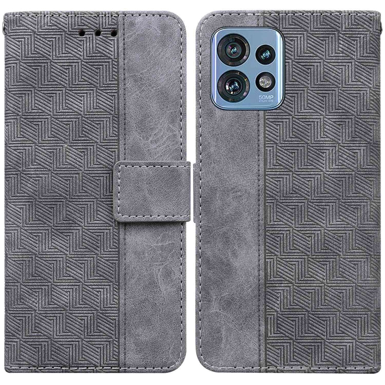 Custodia per telefono in pelle goffrata geometrica, For Motorola Moto G14, For Motorola Edge 40, For Motorola Edge 40 Pro