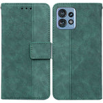 Custodia per telefono in pelle goffrata geometrica, For Motorola Moto G14, For Motorola Edge 40, For Motorola Edge 40 Pro