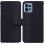 Custodia per telefono in pelle goffrata geometrica, For Motorola Moto G14, For Motorola Edge 40, For Motorola Edge 40 Pro