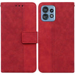 Custodia per telefono in pelle goffrata geometrica, For Motorola Moto G14, For Motorola Edge 40, For Motorola Edge 40 Pro
