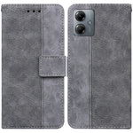Custodia per telefono in pelle goffrata geometrica, For Motorola Moto G14, For Motorola Edge 40, For Motorola Edge 40 Pro