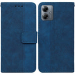 Custodia per telefono in pelle goffrata geometrica, For Motorola Moto G14, For Motorola Edge 40, For Motorola Edge 40 Pro