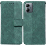 Custodia per telefono in pelle goffrata geometrica, For Motorola Moto G14, For Motorola Edge 40, For Motorola Edge 40 Pro