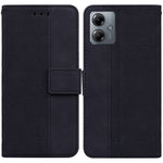 Custodia per telefono in pelle goffrata geometrica, For Motorola Moto G14, For Motorola Edge 40, For Motorola Edge 40 Pro