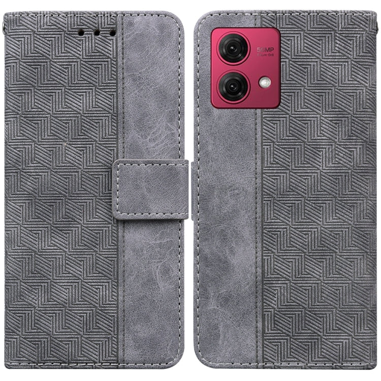 Custodia per telefono in pelle goffrata geometrica, For Motorola Moto G Power 5G 2024, For Motorola Moto G84, For Motorola Moto G54, For Motorola Edge 40 Neo