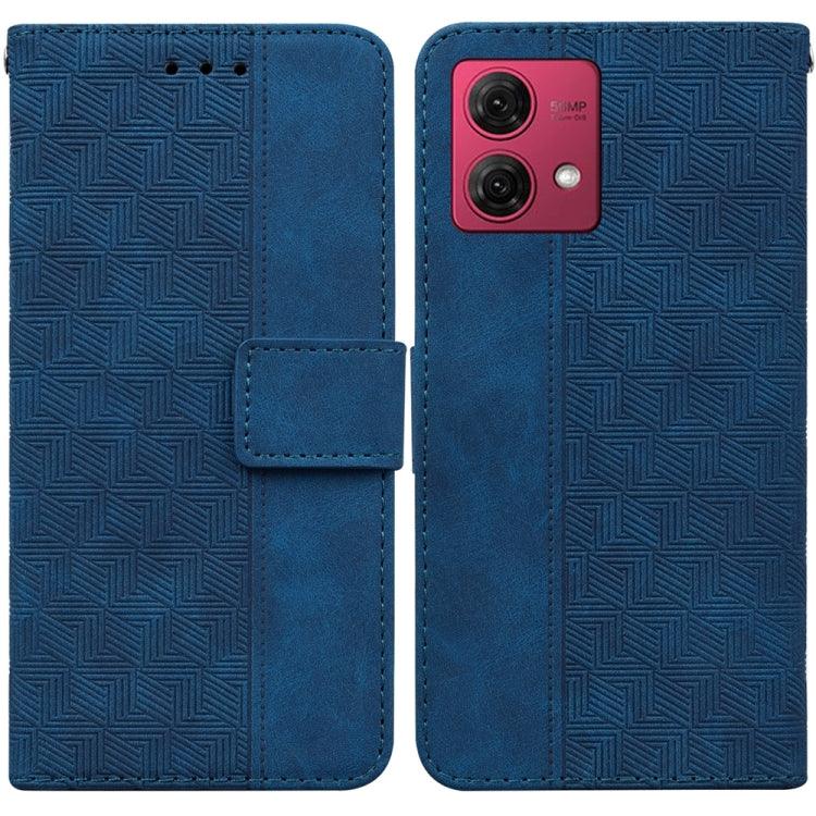 Custodia per telefono in pelle goffrata geometrica, For Motorola Moto G Power 5G 2024, For Motorola Moto G84, For Motorola Moto G54, For Motorola Edge 40 Neo