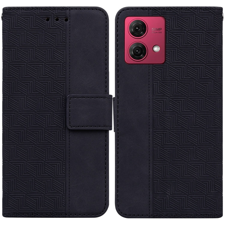 Custodia per telefono in pelle goffrata geometrica, For Motorola Moto G Power 5G 2024, For Motorola Moto G84, For Motorola Moto G54, For Motorola Edge 40 Neo