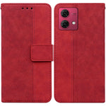Custodia per telefono in pelle goffrata geometrica, For Motorola Moto G Power 5G 2024, For Motorola Moto G84, For Motorola Moto G54, For Motorola Edge 40 Neo