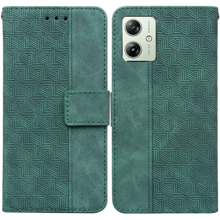 Custodia per telefono in pelle goffrata geometrica, For Motorola Moto G Power 5G 2024, For Motorola Moto G84, For Motorola Moto G54, For Motorola Edge 40 Neo