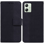 Custodia per telefono in pelle goffrata geometrica, For Motorola Moto G Power 5G 2024, For Motorola Moto G84, For Motorola Moto G54, For Motorola Edge 40 Neo