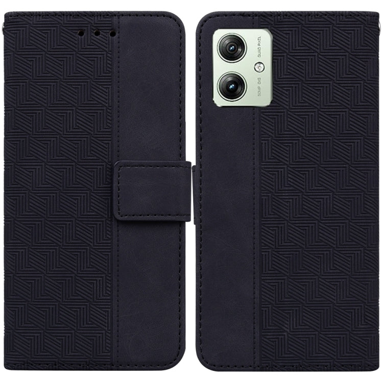 Custodia per telefono in pelle goffrata geometrica, For Motorola Moto G Power 5G 2024, For Motorola Moto G84, For Motorola Moto G54, For Motorola Edge 40 Neo