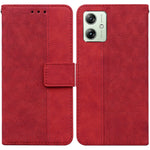 Custodia per telefono in pelle goffrata geometrica, For Motorola Moto G Power 5G 2024, For Motorola Moto G84, For Motorola Moto G54, For Motorola Edge 40 Neo