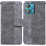 Custodia per telefono in pelle goffrata geometrica, For Motorola Moto G Power 5G 2024, For Motorola Moto G84, For Motorola Moto G54, For Motorola Edge 40 Neo