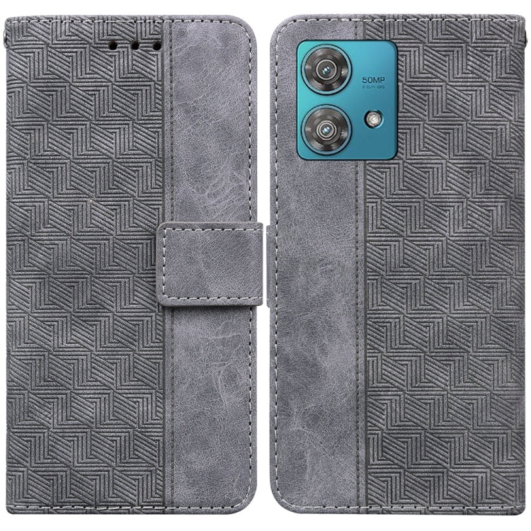 Custodia per telefono in pelle goffrata geometrica, For Motorola Moto G Power 5G 2024, For Motorola Moto G84, For Motorola Moto G54, For Motorola Edge 40 Neo