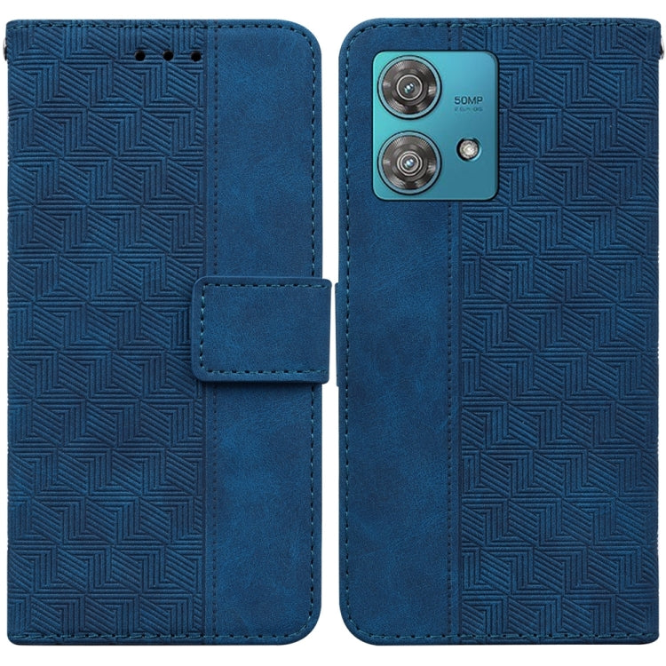 Custodia per telefono in pelle goffrata geometrica, For Motorola Moto G Power 5G 2024, For Motorola Moto G84, For Motorola Moto G54, For Motorola Edge 40 Neo
