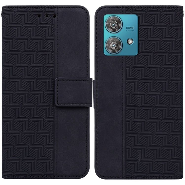 Custodia per telefono in pelle goffrata geometrica, For Motorola Moto G Power 5G 2024, For Motorola Moto G84, For Motorola Moto G54, For Motorola Edge 40 Neo