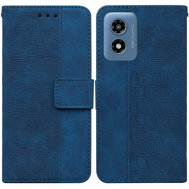 Custodia per telefono in pelle goffrata geometrica, For Motorola Edge 50 Ultra, For Motorola Edge 50 Pro, For Motorola Edge 50 Fusion, For Motorola Moto G Play 4G 2024