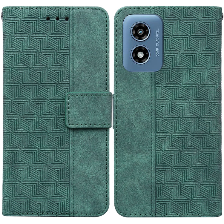 Custodia per telefono in pelle goffrata geometrica, For Motorola Edge 50 Ultra, For Motorola Edge 50 Pro, For Motorola Edge 50 Fusion, For Motorola Moto G Play 4G 2024