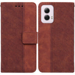 Custodia per telefono in pelle goffrata geometrica, For Motorola Moto G Power 5G 2024, For Motorola Moto G84, For Motorola Moto G54, For Motorola Edge 40 Neo