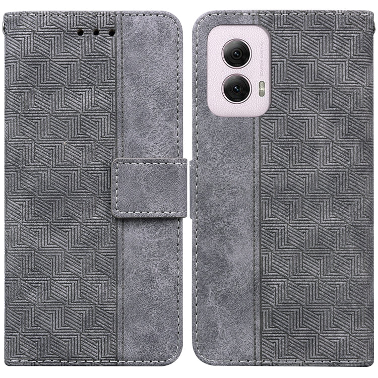 Custodia per telefono in pelle goffrata geometrica, For Motorola Moto G Power 5G 2024, For Motorola Moto G84, For Motorola Moto G54, For Motorola Edge 40 Neo