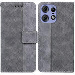 Custodia per telefono in pelle goffrata geometrica, For Motorola Edge 50 Ultra, For Motorola Edge 50 Pro, For Motorola Edge 50 Fusion, For Motorola Moto G Play 4G 2024