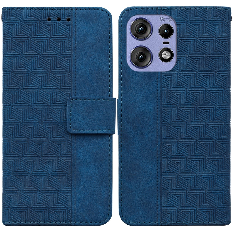 Custodia per telefono in pelle goffrata geometrica, For Motorola Edge 50 Ultra, For Motorola Edge 50 Pro, For Motorola Edge 50 Fusion, For Motorola Moto G Play 4G 2024