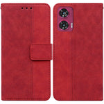 Custodia per telefono in pelle goffrata geometrica, For Motorola Edge 50 Ultra, For Motorola Edge 50 Pro, For Motorola Edge 50 Fusion, For Motorola Moto G Play 4G 2024