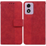 Custodia per telefono in pelle goffrata geometrica, For Motorola Edge 50 Neo 5G Global, For Motorola Moto G04s / Moto E14, For Motorola Moto G85, For Motorola Edge 2024