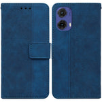 Custodia per telefono in pelle goffrata geometrica, For Motorola Edge 50 Neo 5G Global, For Motorola Moto G04s / Moto E14, For Motorola Moto G85, For Motorola Edge 2024