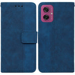 Custodia per telefono in pelle goffrata geometrica, For Motorola Moto G 5G 2025, For Motorola Moto G75 5G, For Motorola Moto G35, For Motorola Moto G55