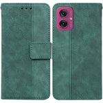 Custodia per telefono in pelle goffrata geometrica, For Motorola Moto G 5G 2025, For Motorola Moto G75 5G, For Motorola Moto G35, For Motorola Moto G55