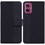 Custodia per telefono in pelle goffrata geometrica, For Motorola Moto G 5G 2025, For Motorola Moto G75 5G, For Motorola Moto G35, For Motorola Moto G55