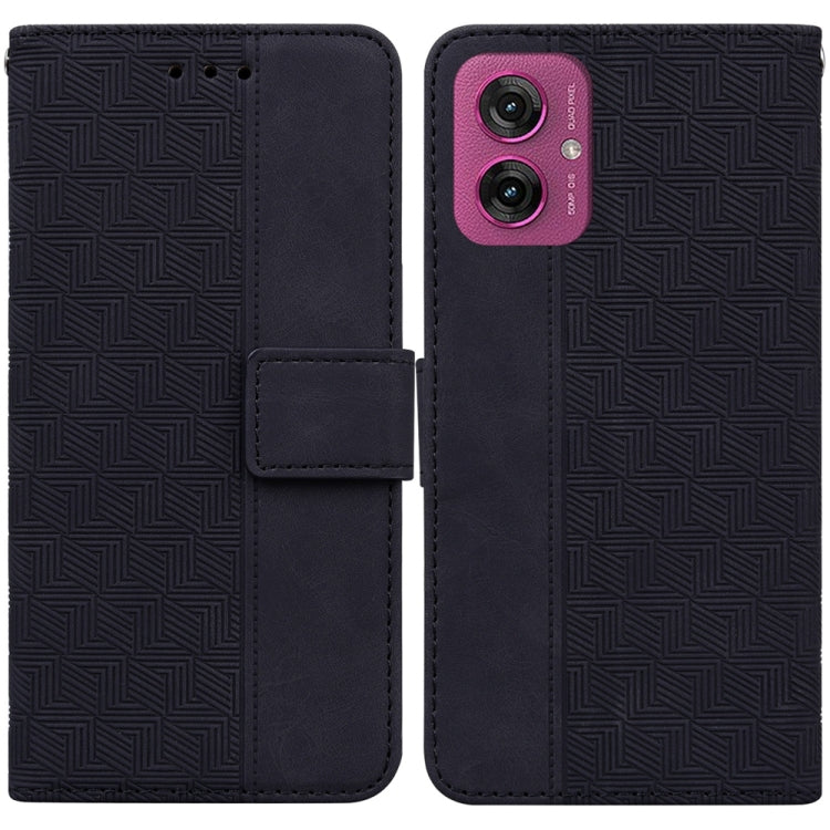 Custodia per telefono in pelle goffrata geometrica, For Motorola Moto G 5G 2025, For Motorola Moto G75 5G, For Motorola Moto G35, For Motorola Moto G55