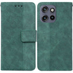 Custodia per telefono in pelle goffrata geometrica, For Motorola Edge 50 Neo 5G Global, For Motorola Moto G04s / Moto E14, For Motorola Moto G85, For Motorola Edge 2024