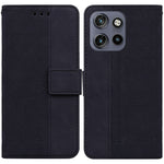 Custodia per telefono in pelle goffrata geometrica, For Motorola Edge 50 Neo 5G Global, For Motorola Moto G04s / Moto E14, For Motorola Moto G85, For Motorola Edge 2024