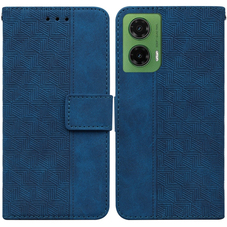 Custodia per telefono in pelle goffrata geometrica, For Motorola Moto G 5G 2025, For Motorola Moto G75 5G, For Motorola Moto G35, For Motorola Moto G55