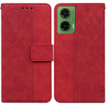Custodia per telefono in pelle goffrata geometrica, For Motorola Moto G 5G 2025, For Motorola Moto G75 5G, For Motorola Moto G35, For Motorola Moto G55