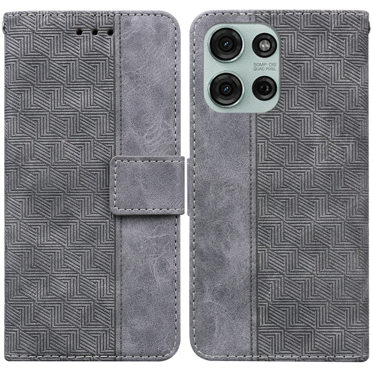 Custodia per telefono in pelle goffrata geometrica, For Motorola Moto G 5G 2025, For Motorola Moto G75 5G, For Motorola Moto G35, For Motorola Moto G55