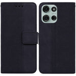 Custodia per telefono in pelle goffrata geometrica, For Motorola Moto G 5G 2025, For Motorola Moto G75 5G, For Motorola Moto G35, For Motorola Moto G55