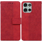 Custodia per telefono in pelle goffrata geometrica, For Motorola Moto G 5G 2025, For Motorola Moto G75 5G, For Motorola Moto G35, For Motorola Moto G55