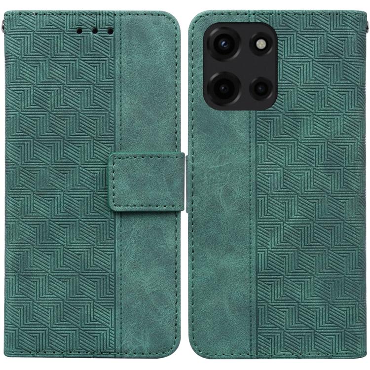 Custodia per telefono in pelle goffrata geometrica, For Motorola Moto G 5G 2025, For Motorola Moto G75 5G, For Motorola Moto G35, For Motorola Moto G55