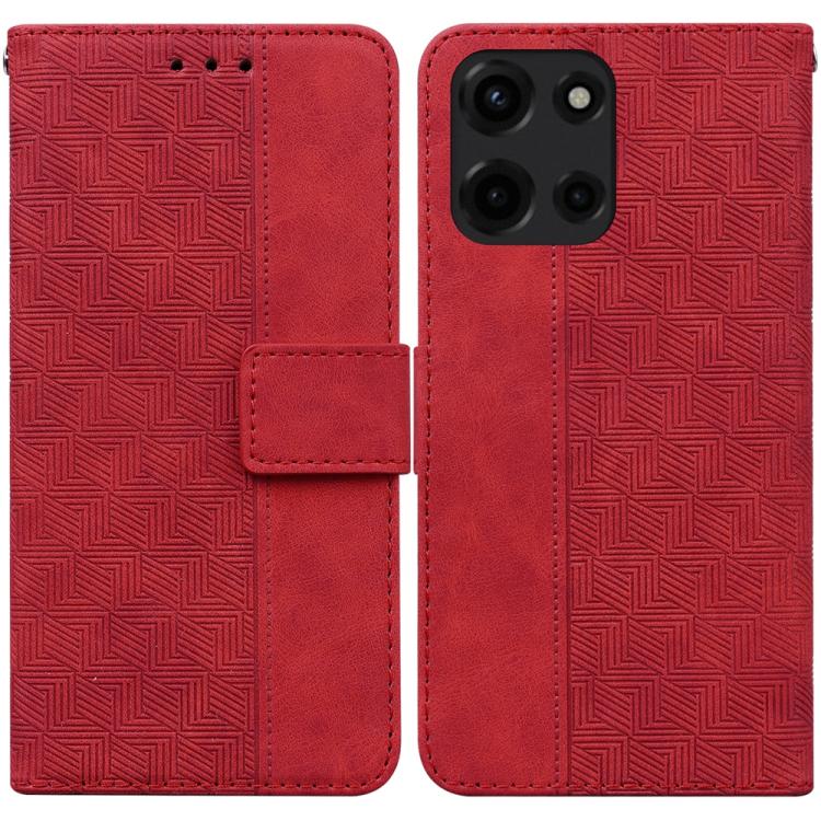 Custodia per telefono in pelle goffrata geometrica, For Motorola Moto G 5G 2025, For Motorola Moto G75 5G, For Motorola Moto G35, For Motorola Moto G55
