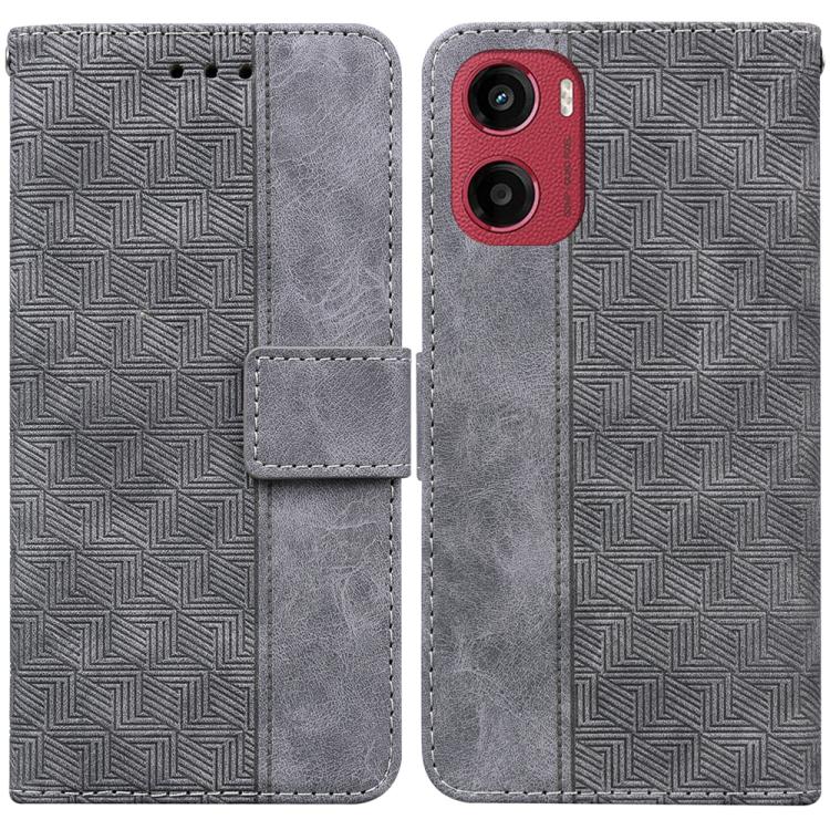 Custodia per telefono in pelle goffrata geometrica, For Motorola Moto G86 5G, For Motorola Edge 60 Fusion / Edge 5G 2025, For Motorola Moto G05 / E15, For Motorola Moto G15