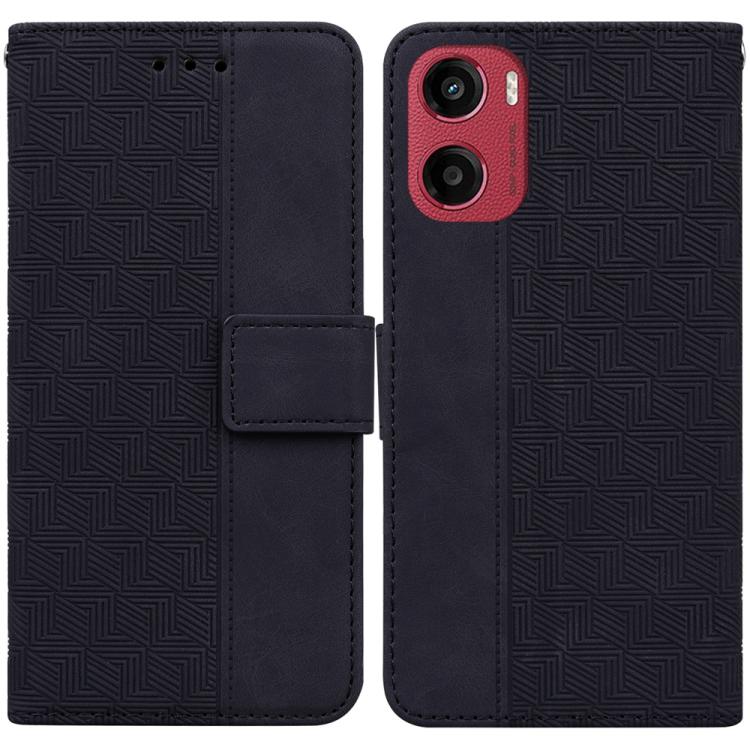 Custodia per telefono in pelle goffrata geometrica, For Motorola Moto G86 5G, For Motorola Edge 60 Fusion / Edge 5G 2025, For Motorola Moto G05 / E15, For Motorola Moto G15