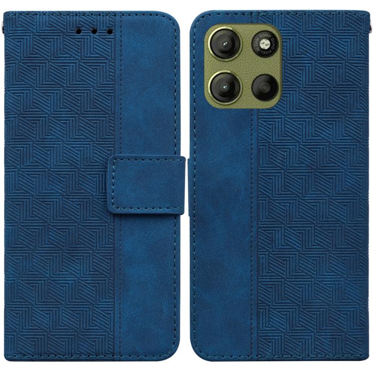 Custodia per telefono in pelle goffrata geometrica, For Motorola Moto G86 5G, For Motorola Edge 60 Fusion / Edge 5G 2025, For Motorola Moto G05 / E15, For Motorola Moto G15