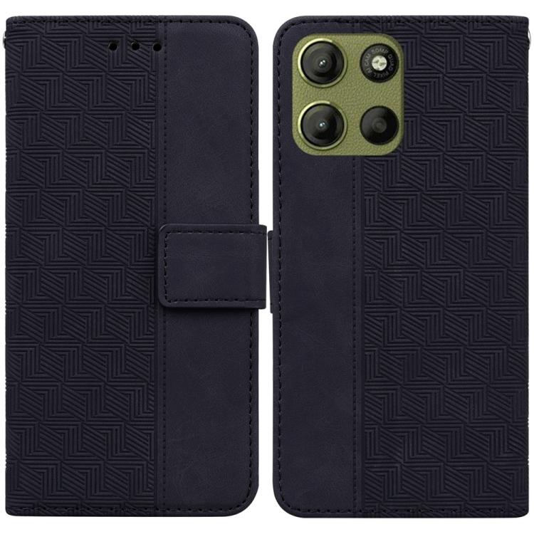 Custodia per telefono in pelle goffrata geometrica, For Motorola Moto G86 5G, For Motorola Edge 60 Fusion / Edge 5G 2025, For Motorola Moto G05 / E15, For Motorola Moto G15