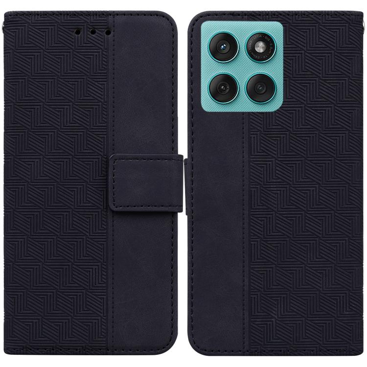 Custodia per telefono in pelle goffrata geometrica, For Motorola Moto G86 5G, For Motorola Edge 60 Fusion / Edge 5G 2025, For Motorola Moto G05 / E15, For Motorola Moto G15