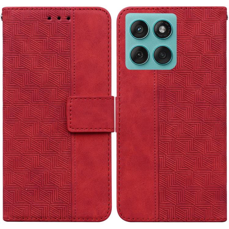 Custodia per telefono in pelle goffrata geometrica, For Motorola Moto G86 5G, For Motorola Edge 60 Fusion / Edge 5G 2025, For Motorola Moto G05 / E15, For Motorola Moto G15